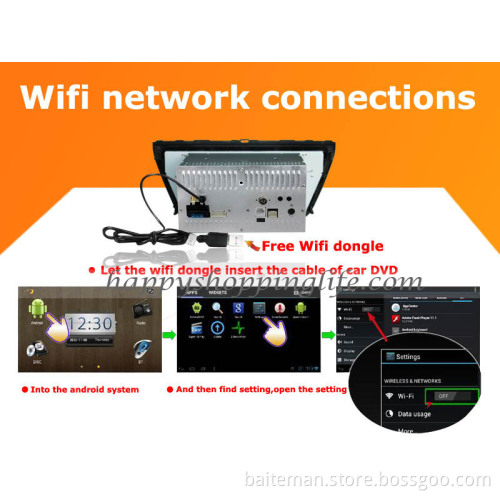 Android Car DVD Player GPS Navigation Wifi 3G for Suzuki SX4 2014 Bluetooth Touch Screen